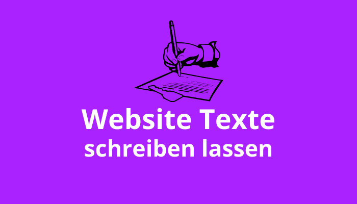 website-texte schreiben lassen